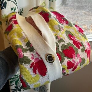 Cabi Garden Spring Floral Sweater Cardigan 2024 Small